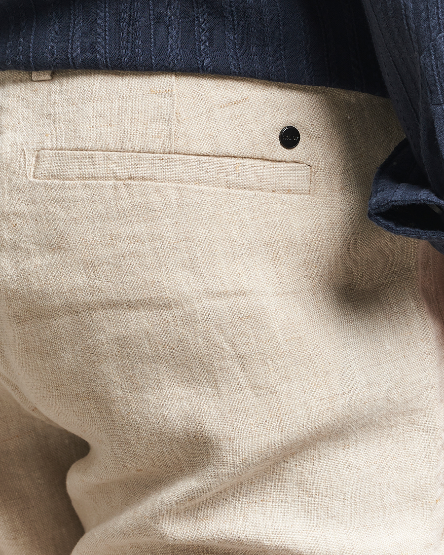 Herre | Bukser | NN07 | Theo Linen Trousers Oat
