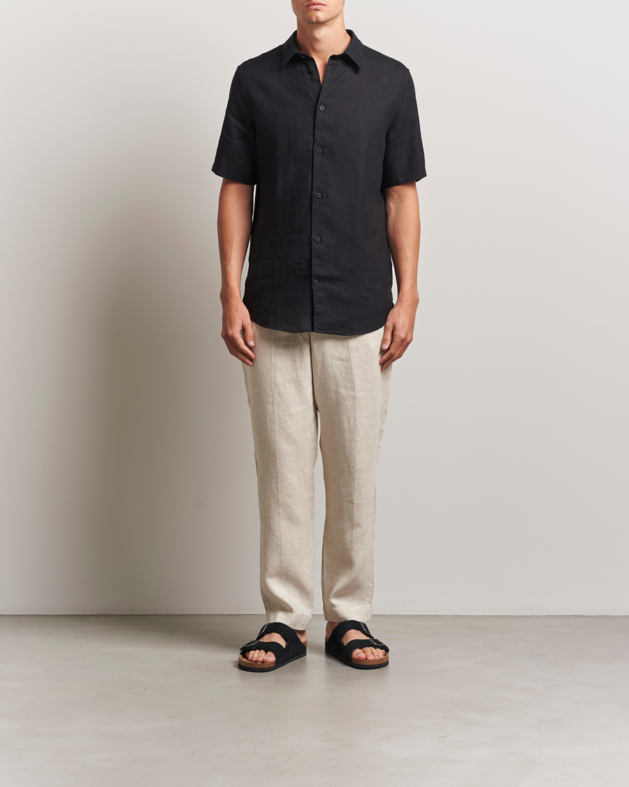 Herre | Bukser | NN07 | Billie Linen Drawstring Trousers Oat
