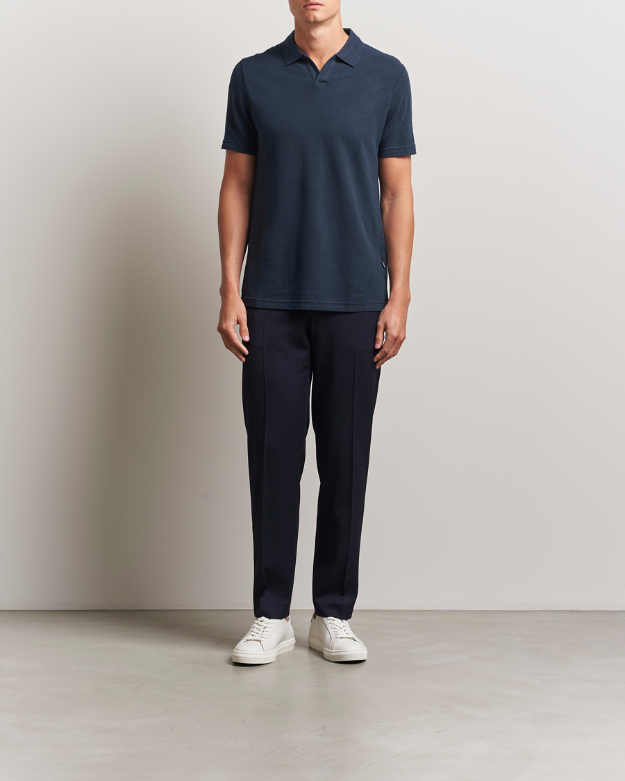 Herre | Pikéer | NN07 | Paul Cotton/Lyocell Polo Navy Blue