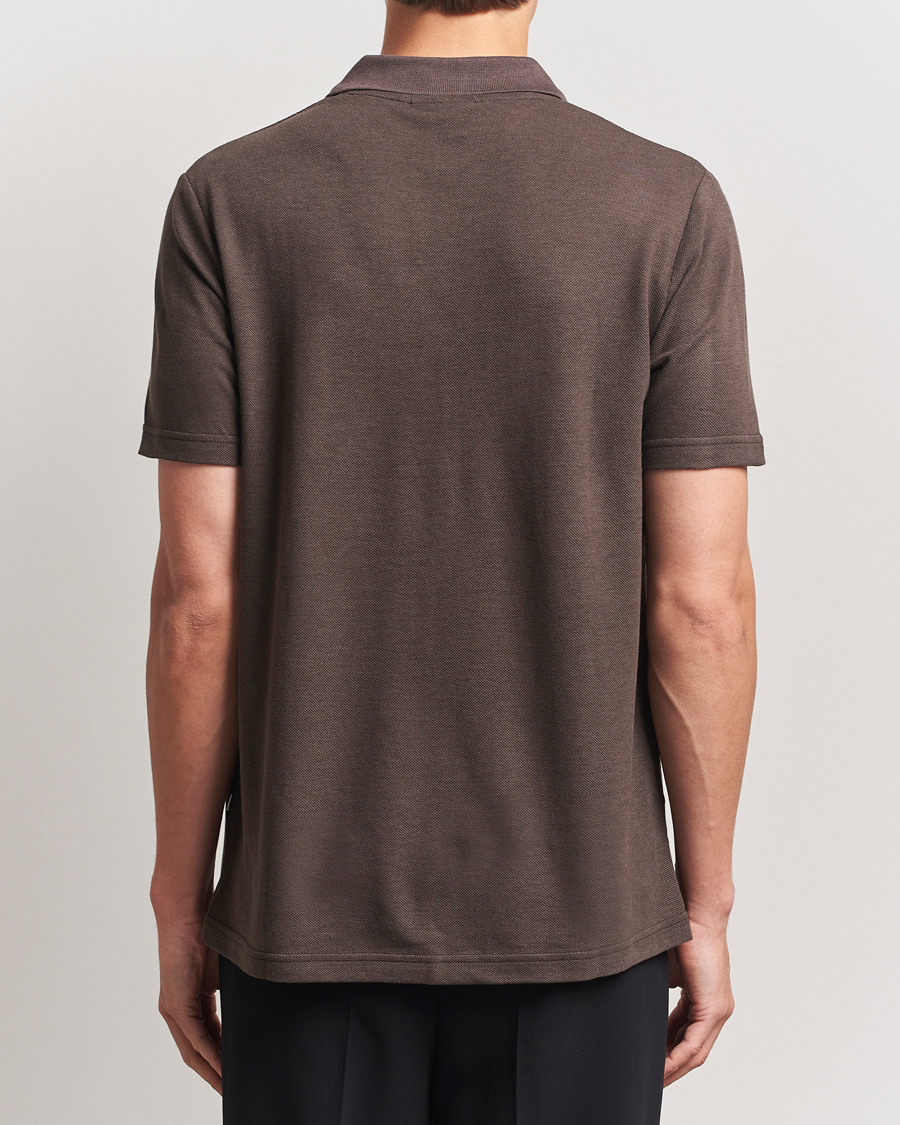 Herre | Pikéer | NN07 | Paul Cotton/Lyocell Polo Coffee
