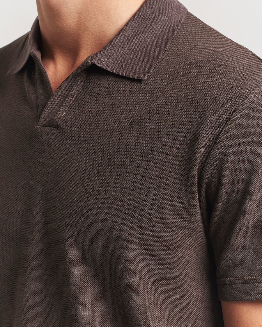 Herre | Pikéer | NN07 | Paul Cotton/Lyocell Polo Coffee
