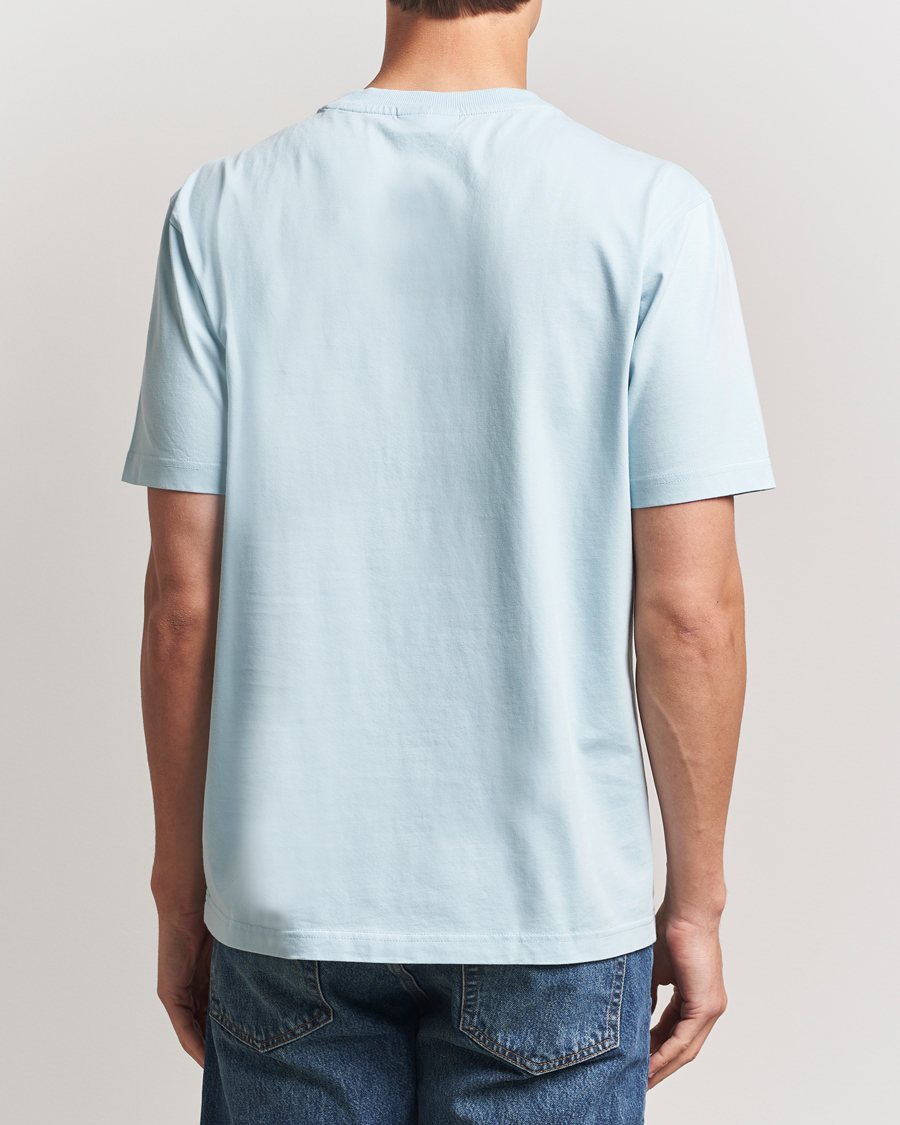 Herre | T-Shirts | NN07 | Adam Logo Crew Neck T-Shirt Winter Sky