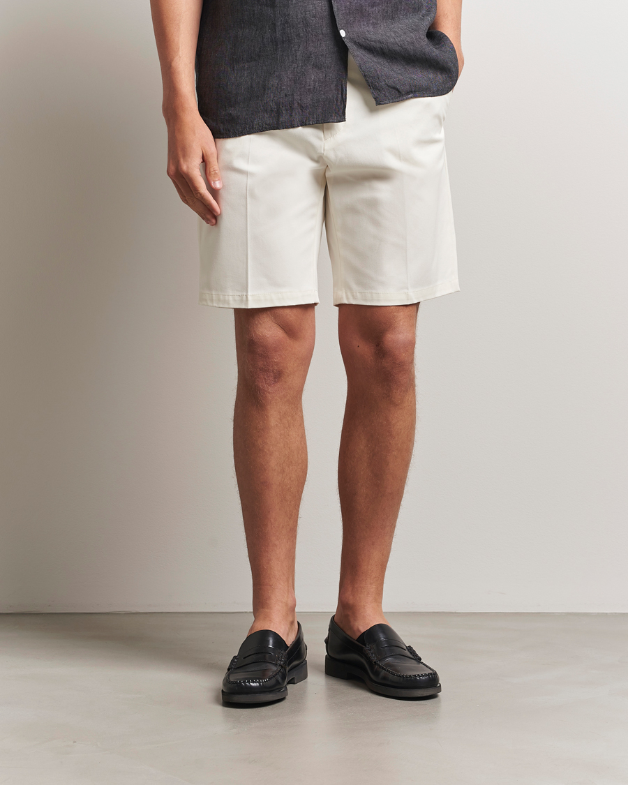 Herre | Shorts | Tiger of Sweden | Tenut Cotton Shorts Soft White