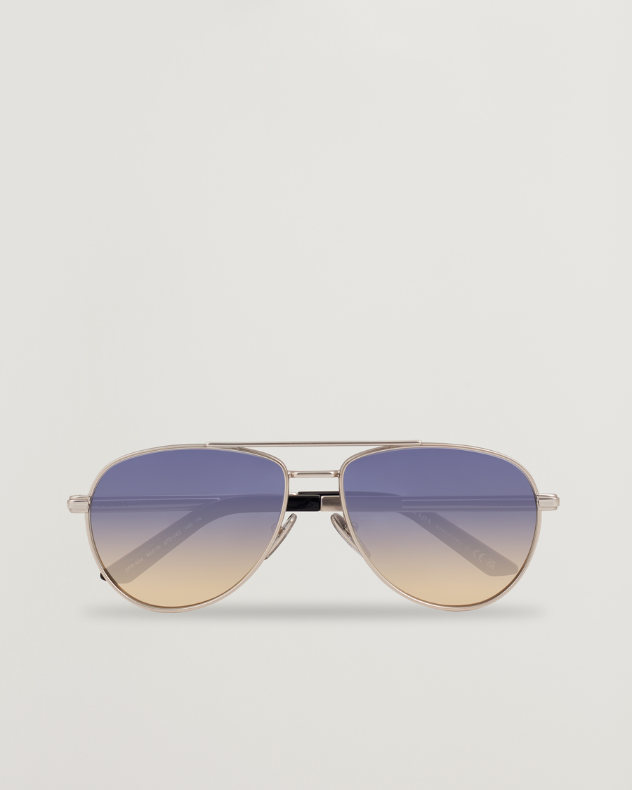 Herre | Solbriller | Prada Eyewear | Prada 0PR A54S Sunglasses Silver