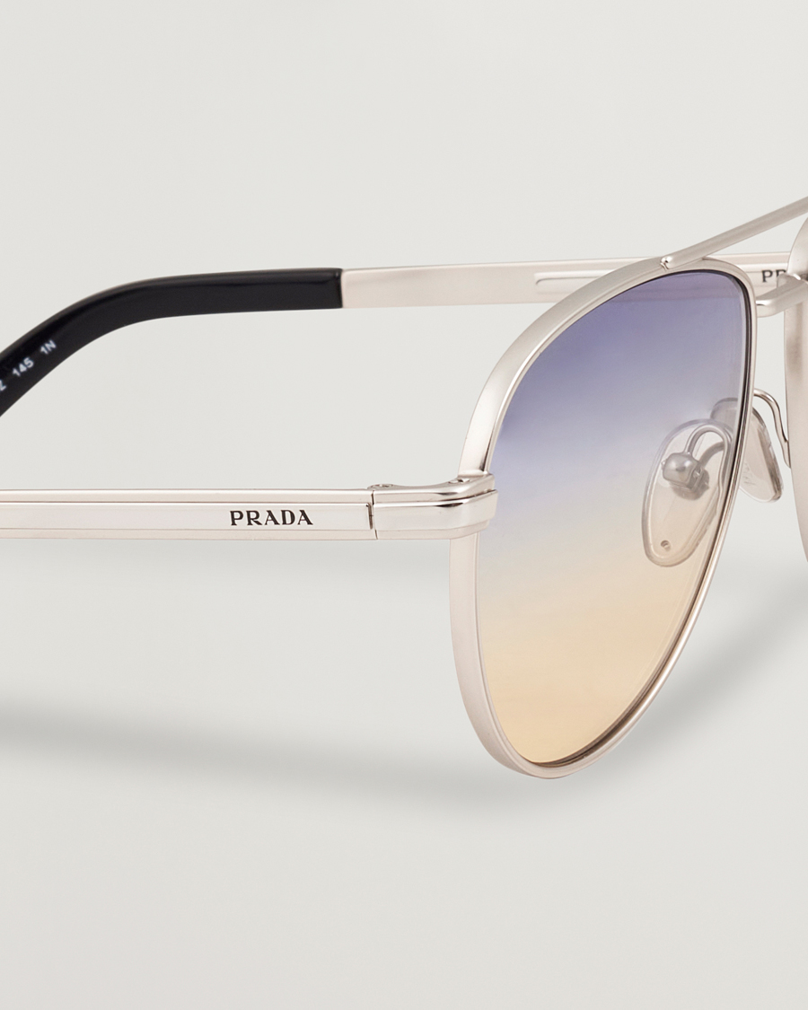 Herre | Solbriller | Prada Eyewear | Prada 0PR A54S Sunglasses Silver