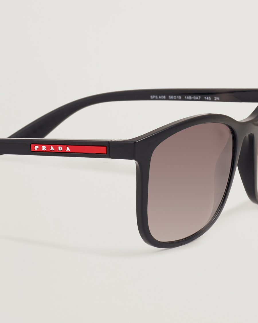 Herre | Solbriller | Prada Linea Rossa | 0PS A08S Sunglasses Black