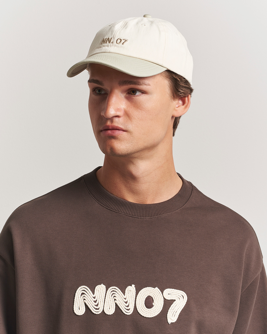 Herre | Hatter og capser | NN07 | Logo Cap Sage Green/Off White