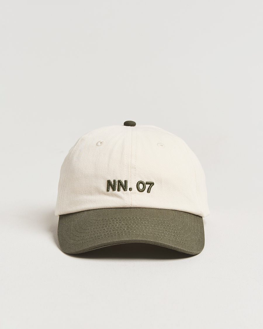 Herre | Hatter og capser | NN07 | Logo Cap Croc Green/Off White