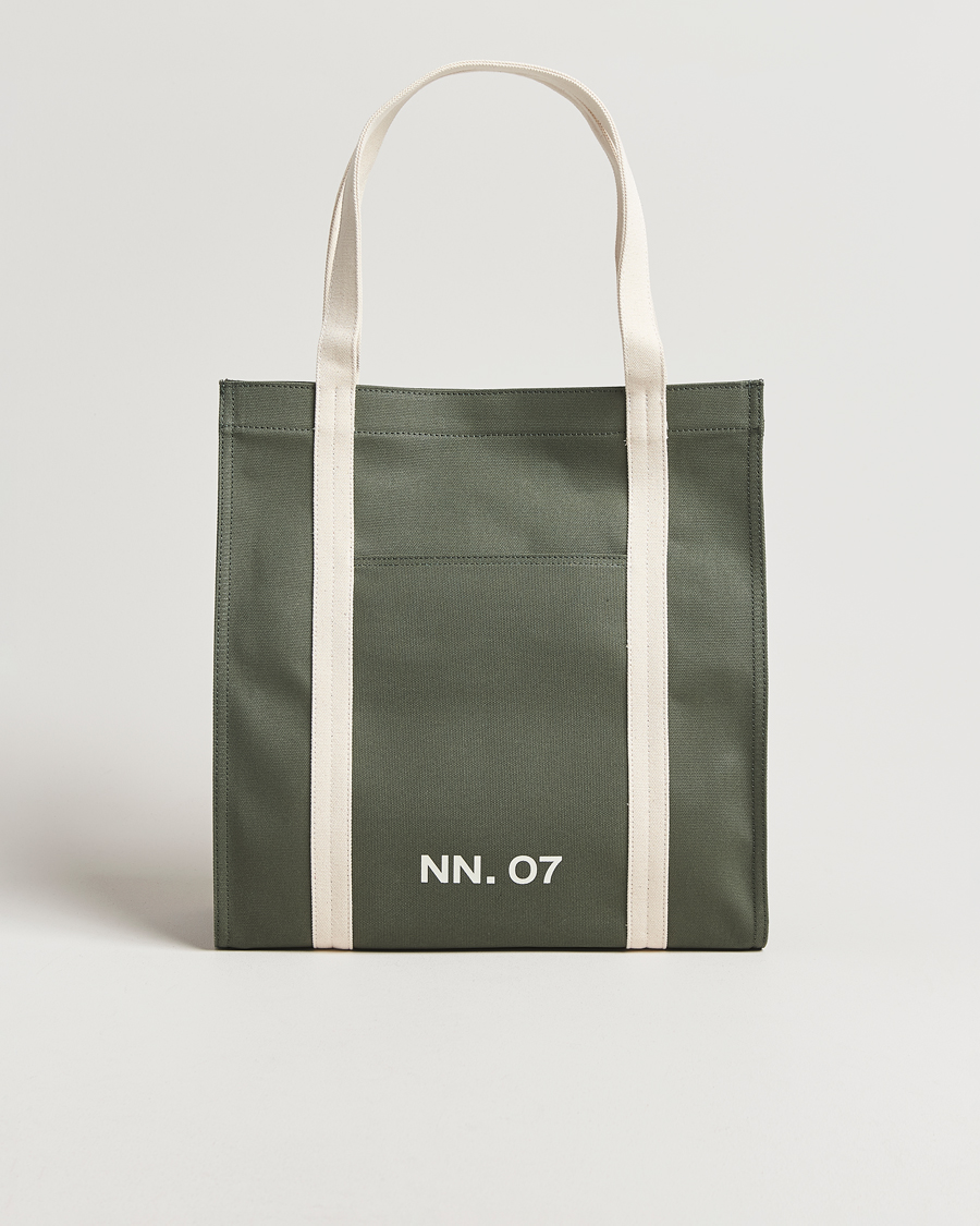 Herre | Vesker | NN07 | Tote Bag Croc Green