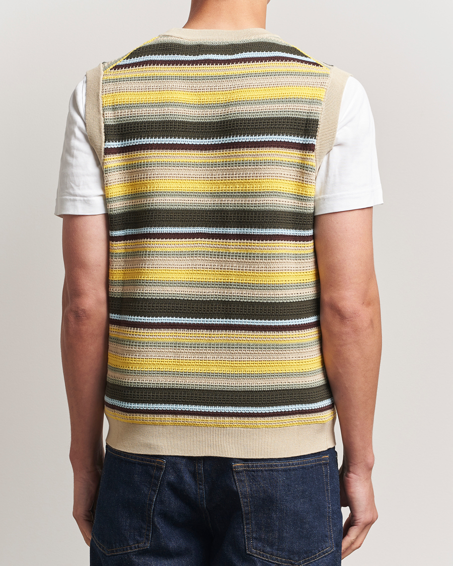Herre | Gensere | NN07 | Huxley Knitted Striped Vest Multi