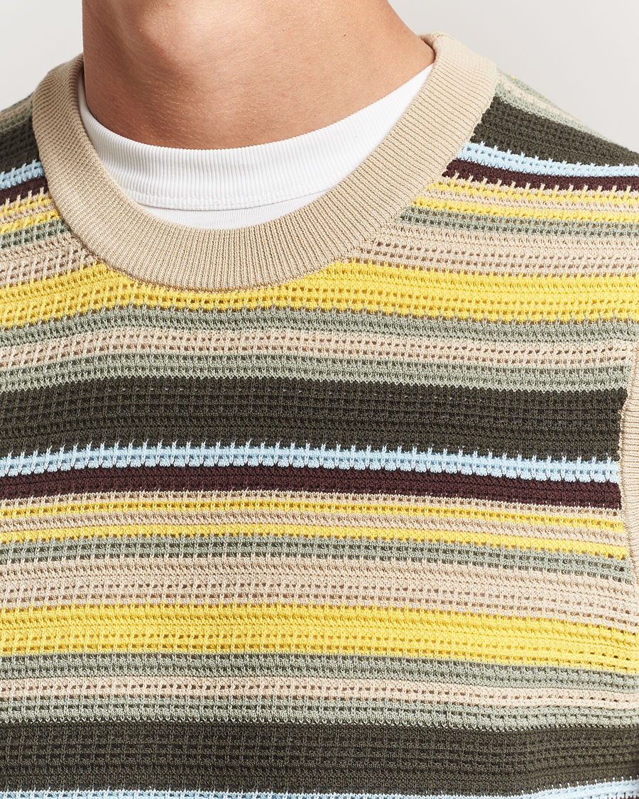 Herre | Gensere | NN07 | Huxley Knitted Striped Vest Multi