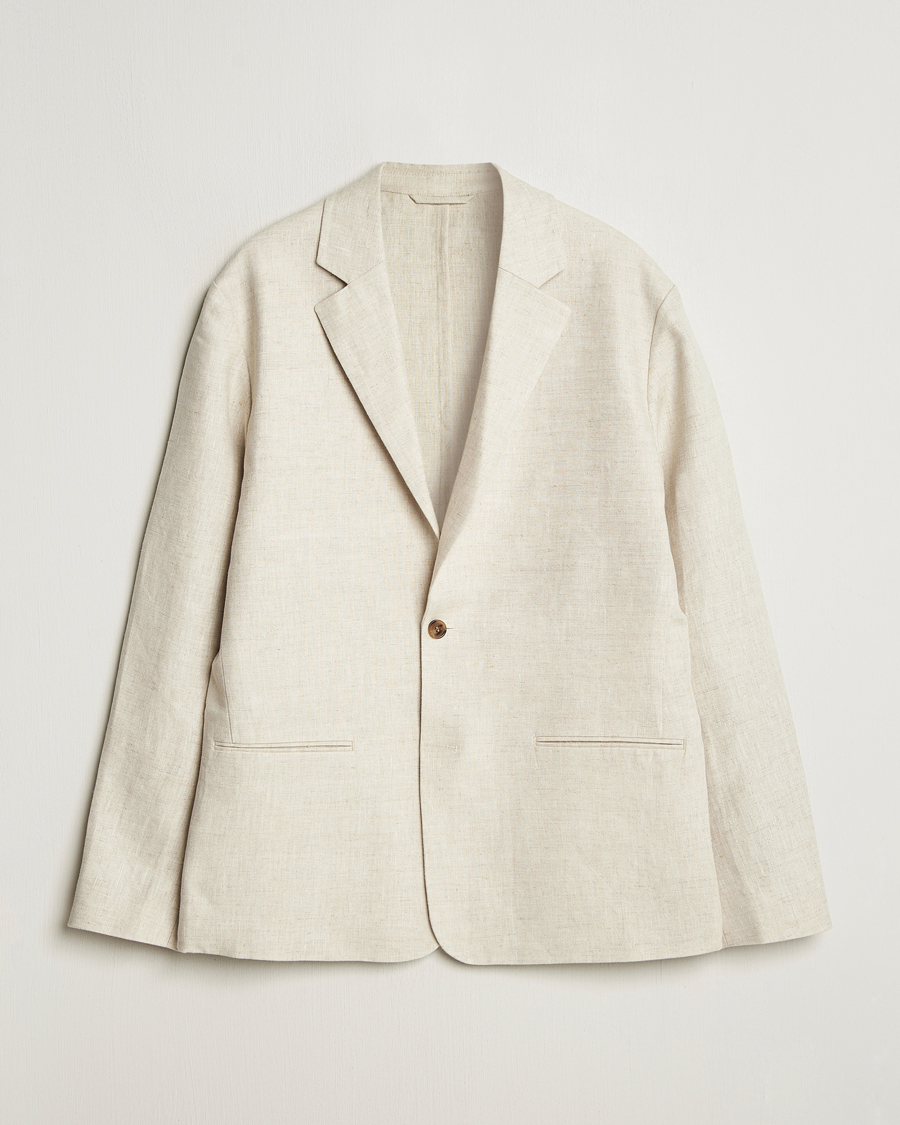 Herre | Dressjakker | NN07 | Timo Linen Blazer Oat