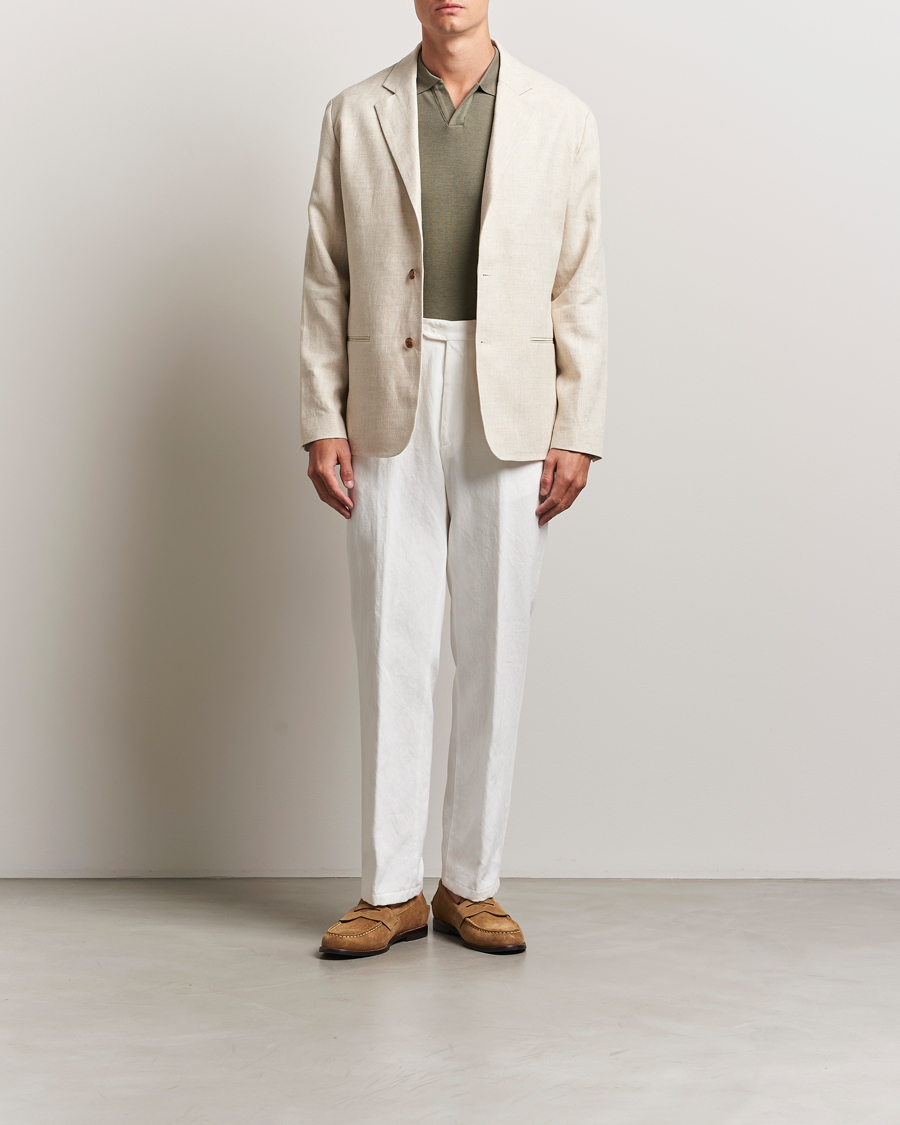 Herre | Dressjakker | NN07 | Timo Linen Blazer Oat