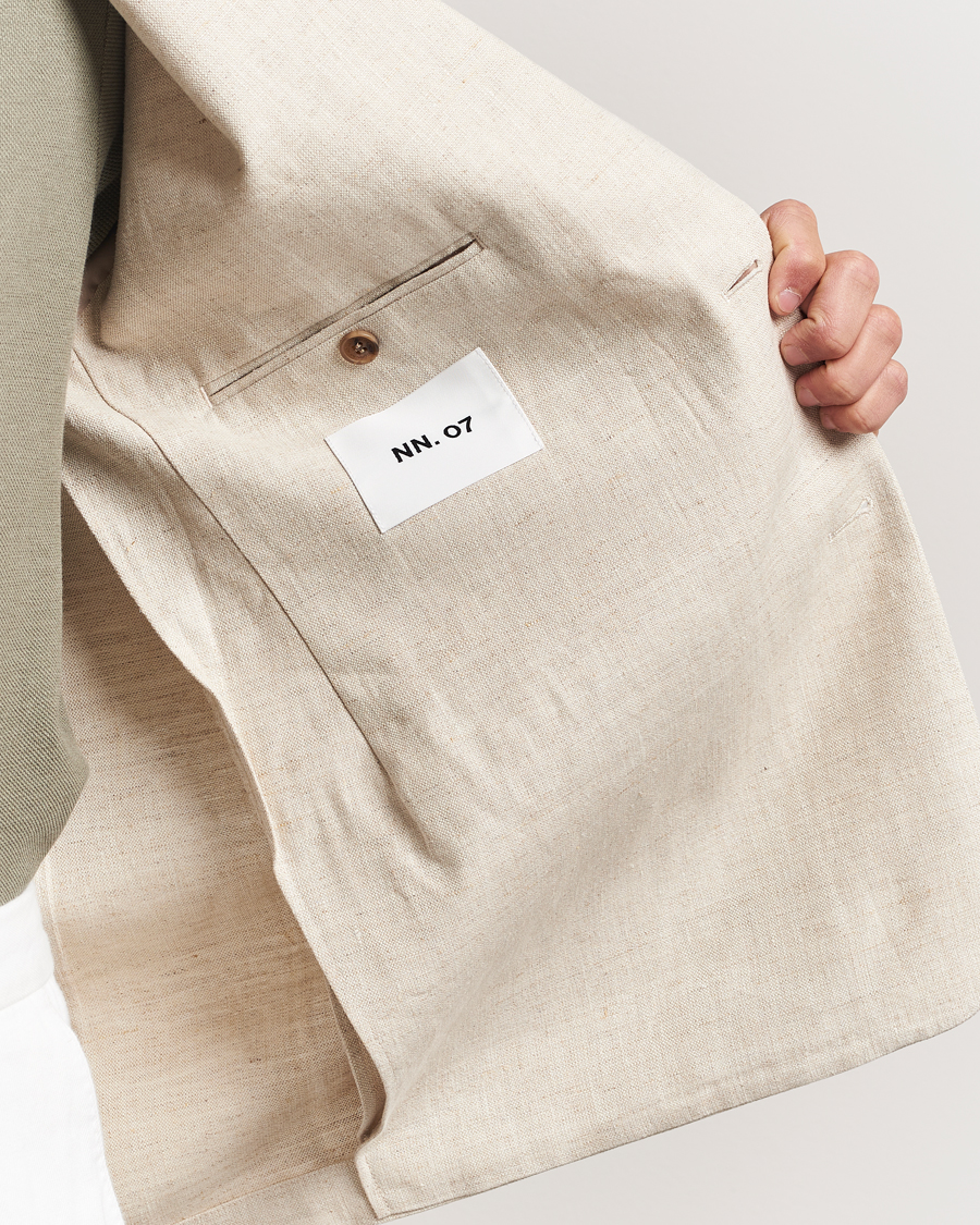 Herre | Dressjakker | NN07 | Timo Linen Blazer Oat