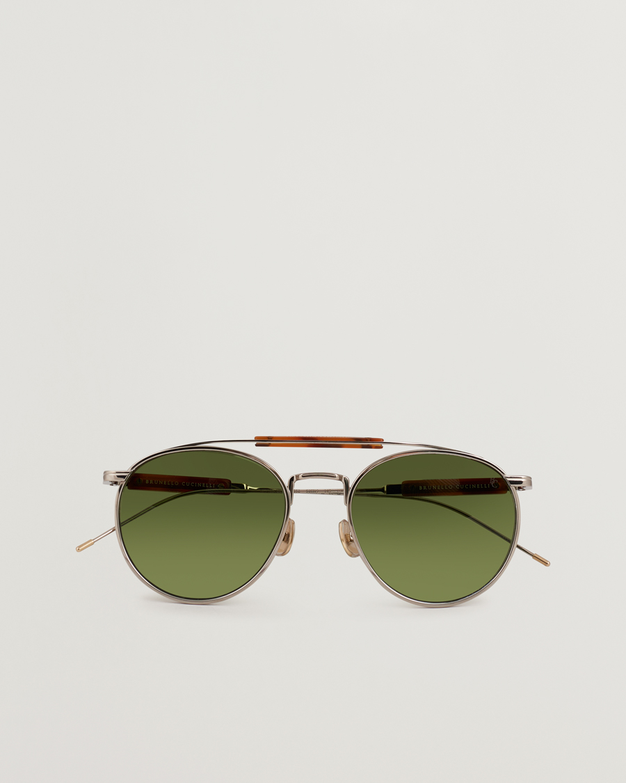 Herre | Brunello Cucinelli 0BC2004ST Sunglasses Silver | Brunello Cucinelli | 0BC2004ST Sunglasses Silver