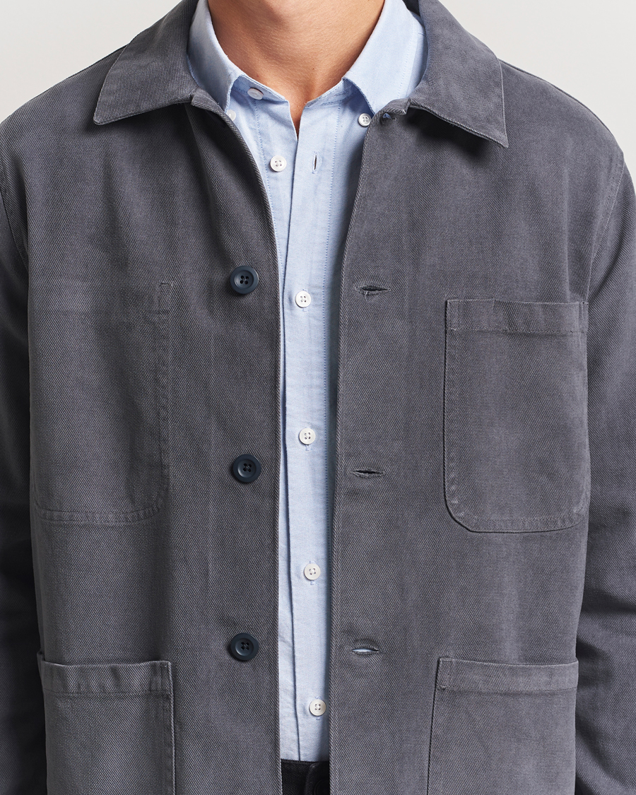 Herre | Jakker | A Day's March | Algot Lyocell Overshirt Iron