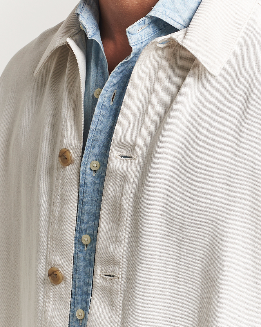 Herre | Jakker | A Day's March | Imola Hemp Overshirt Ecru