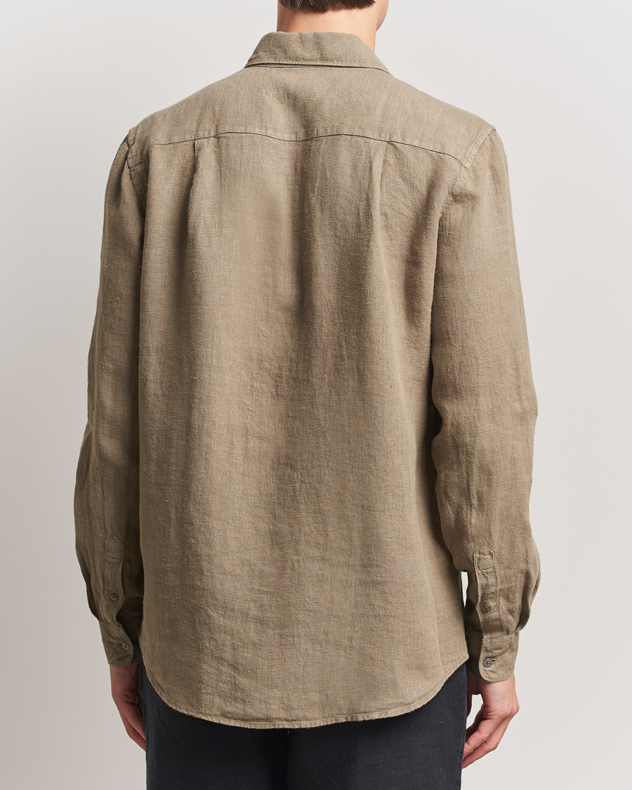 Herre | Skjorter | A Day's March | Abu Linen Shirt Clay