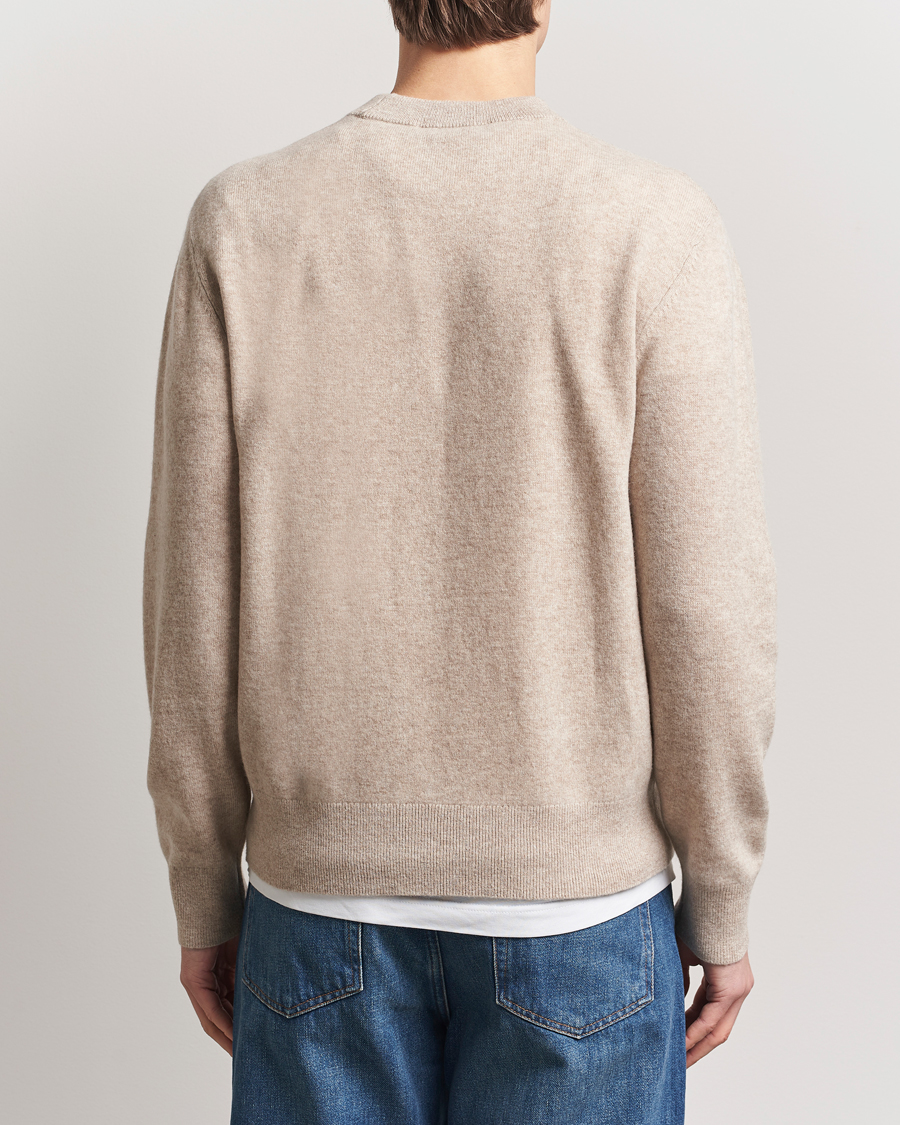 Herre | Gensere | A Day's March | Marlow Cashmere Blend Sweater Sand