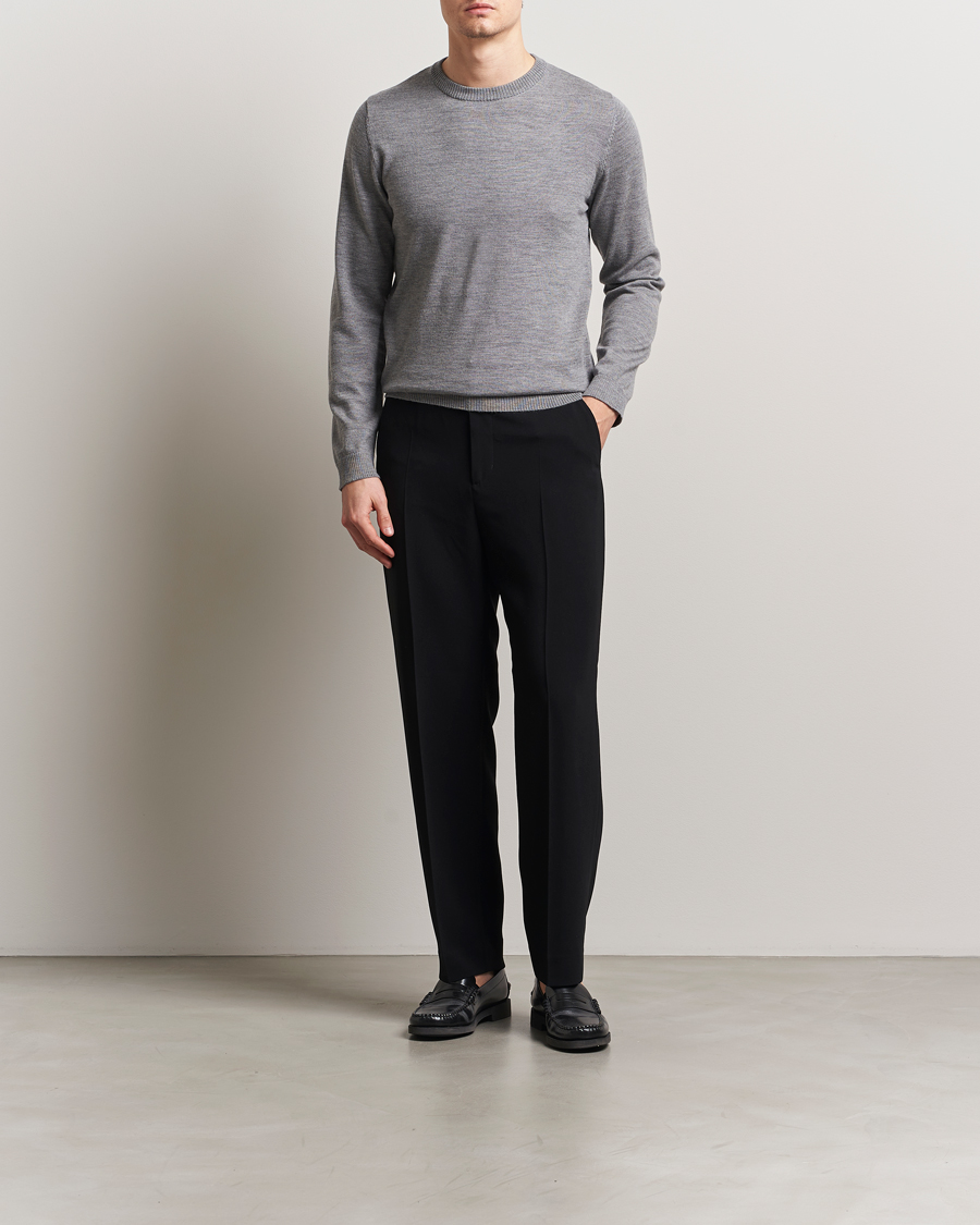 Herre | Gensere | A Day's March | Álagon Merino Crew Grey