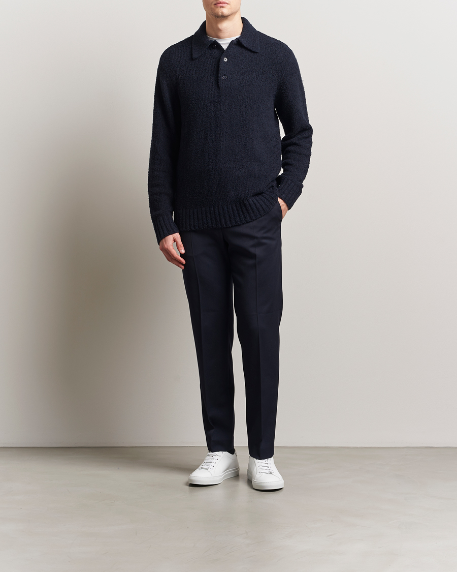 Herre | Gensere | A Day's March | Dover Structured Polo Navy