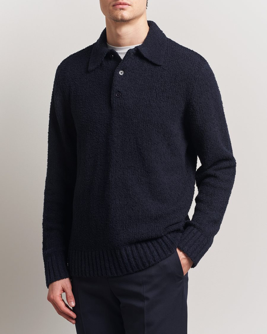 Herre | Gensere | A Day's March | Dover Structured Polo Navy