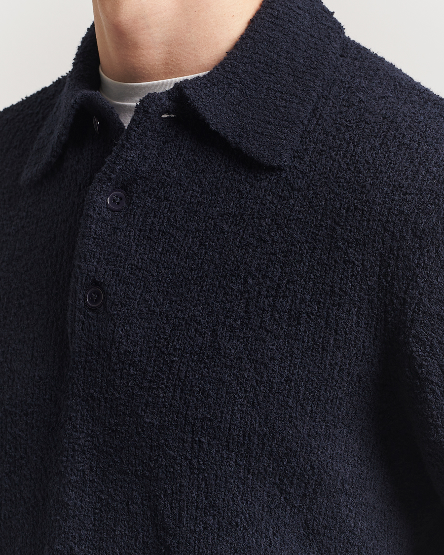 Herre | Gensere | A Day's March | Dover Structured Polo Navy