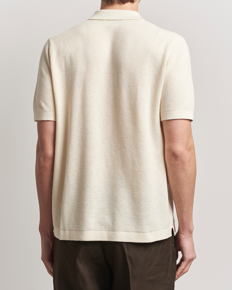 Herre | Gensere | A Day's March | Yamu Structure Short Sleeve Off White
