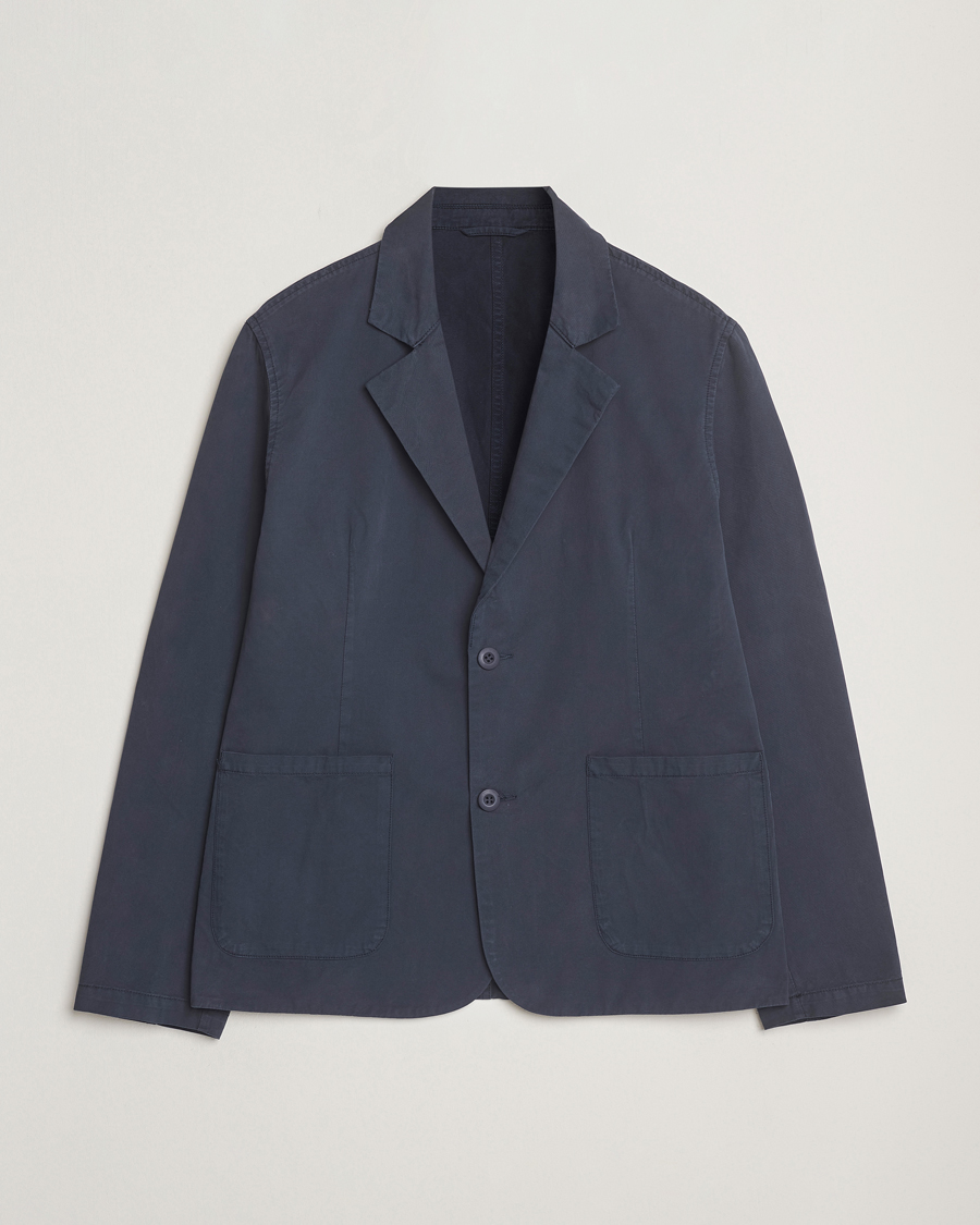 Herre | Dressjakker | A Day's March | Mace Unconstructed Blazer Navy