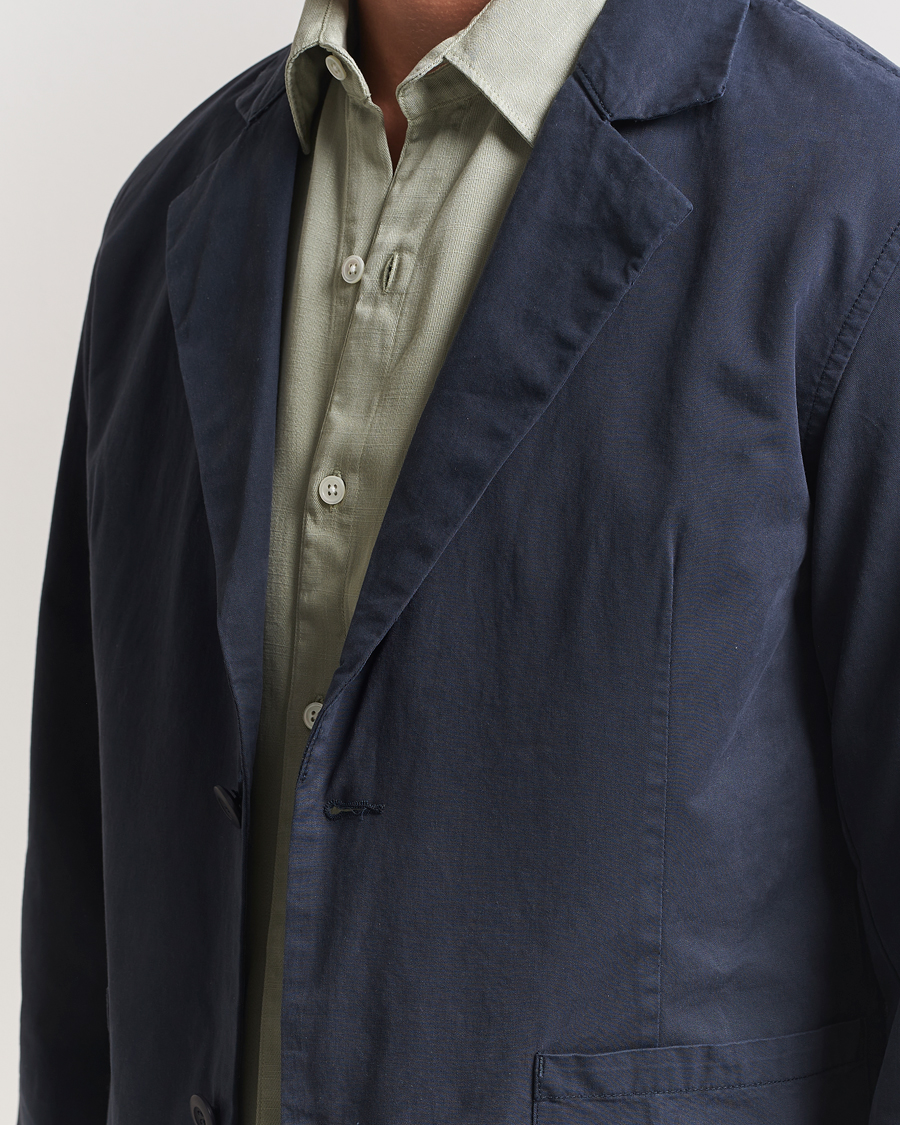 Herre | Dressjakker | A Day's March | Mace Unconstructed Blazer Navy