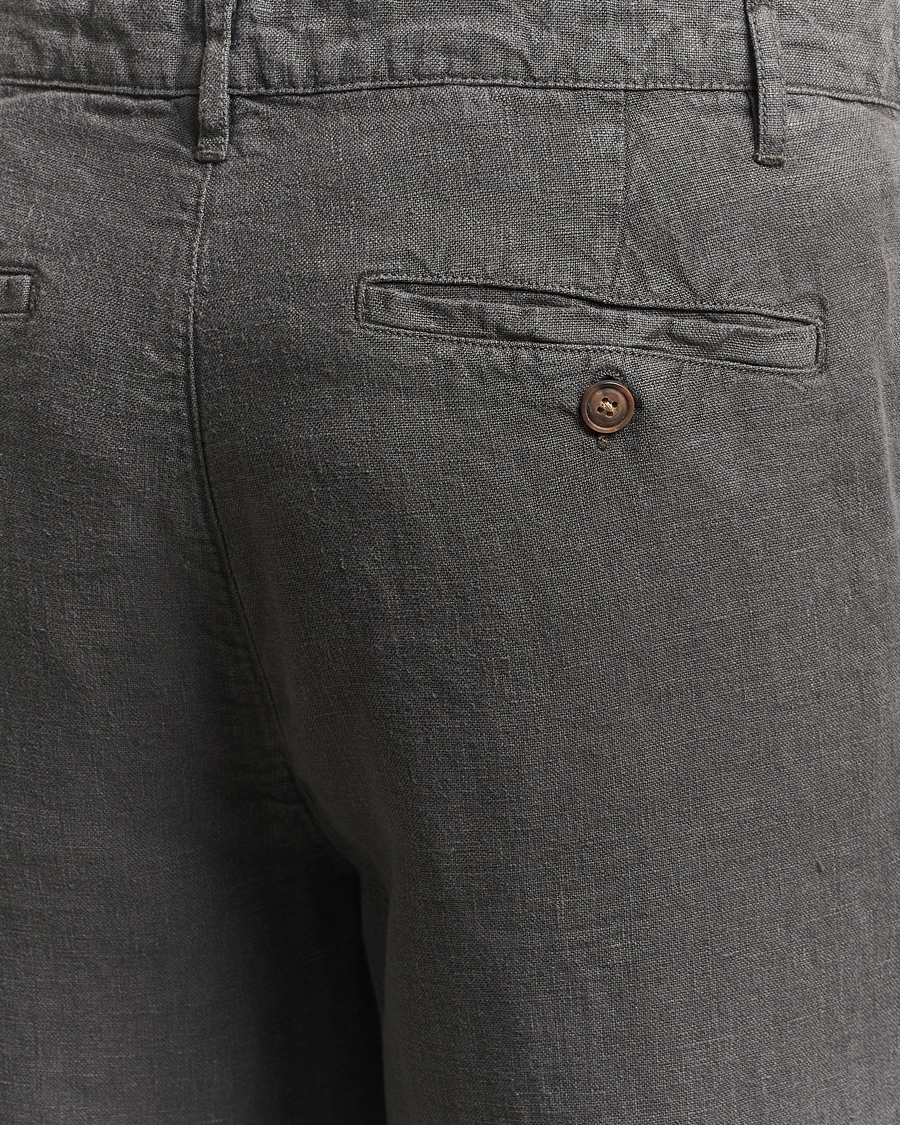 Herre | Bukser | A Day's March | Madu Linen Trousers Olive