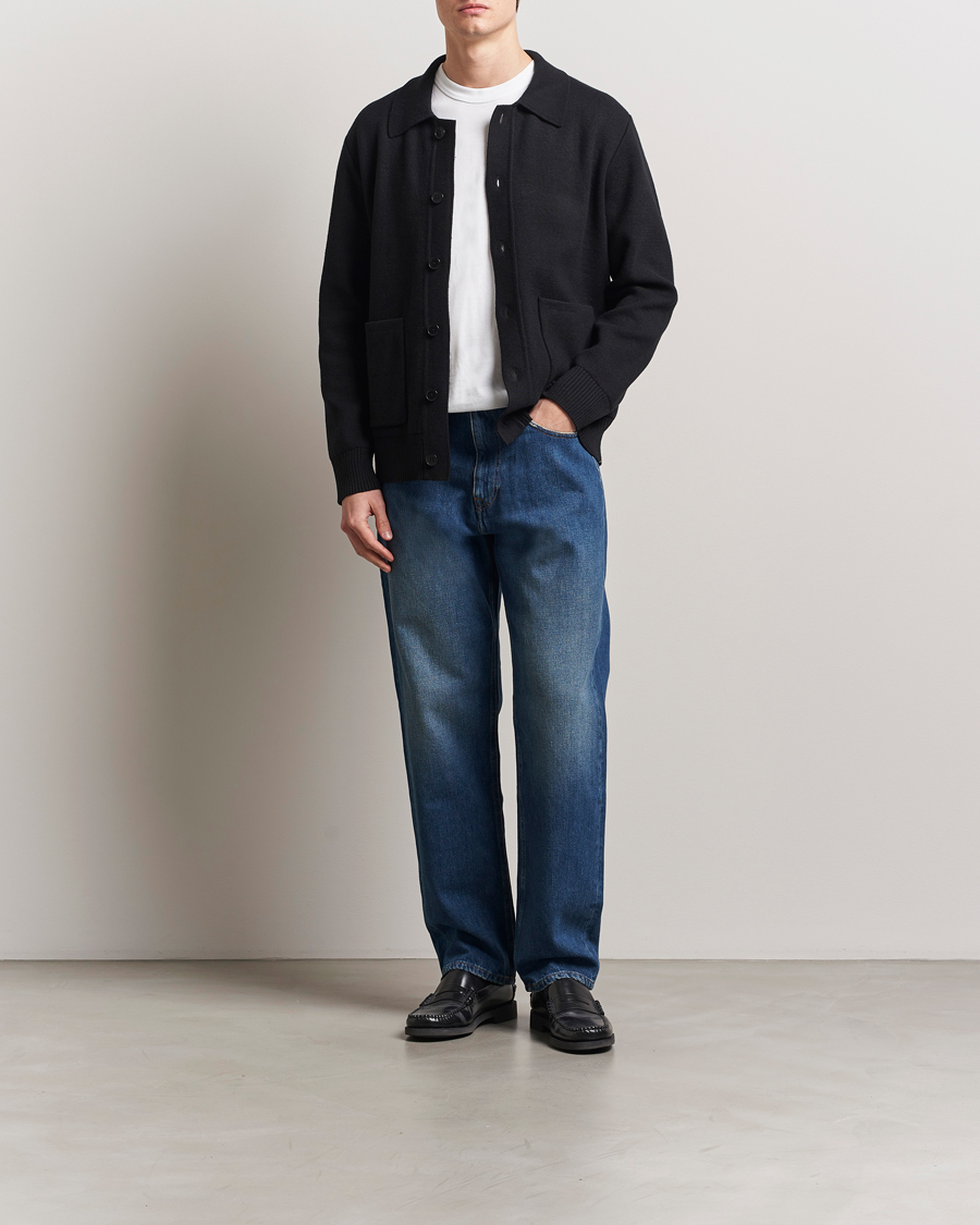 Herre | Jeans | A Day's March | Denim Nr3 Straight Fit Worn Mid Blue