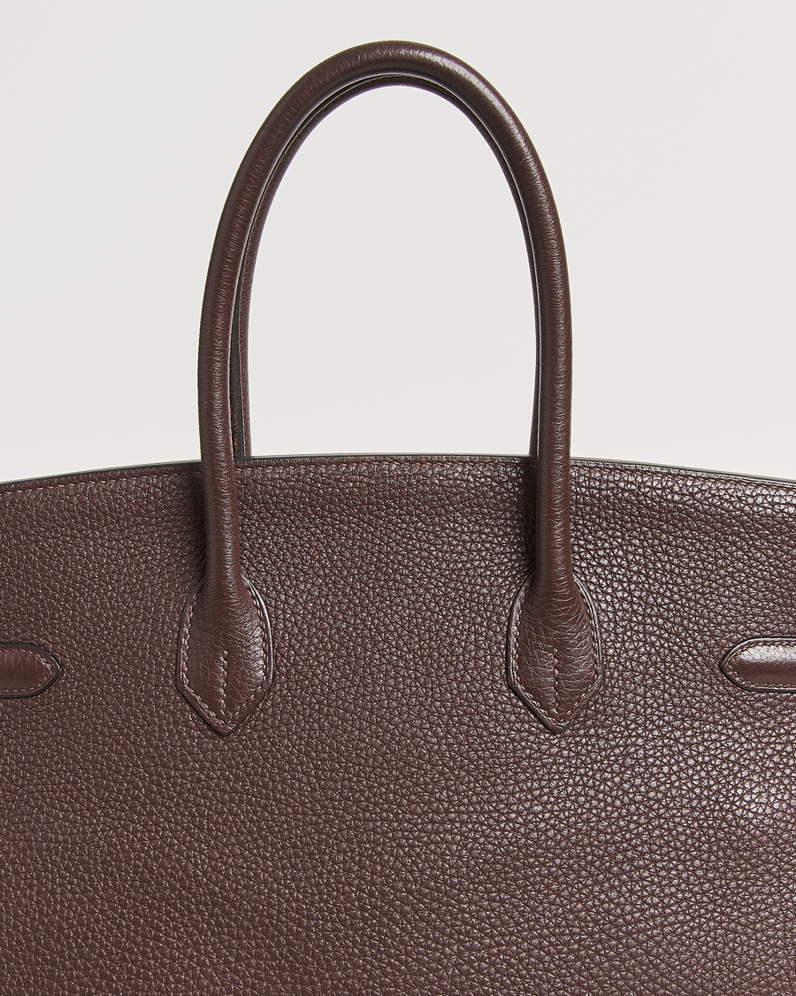 Herre | Pre-Owned & Vintage Bags | Hermès Pre-Owned | Birkin 35 Taurillon Clémence Ebène
