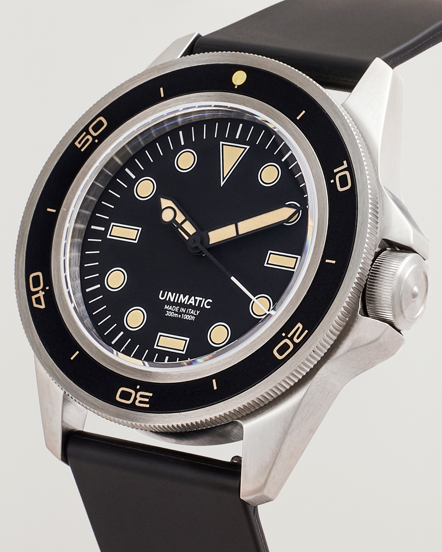 Herre | UNIMATIC U1 Heritage Diver Black | UNIMATIC | U1 Heritage Diver Black