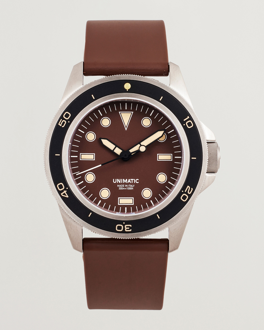 Herre | UNIMATIC U1 Heritage Diver Dark Brown | UNIMATIC | U1 Heritage Diver Dark Brown