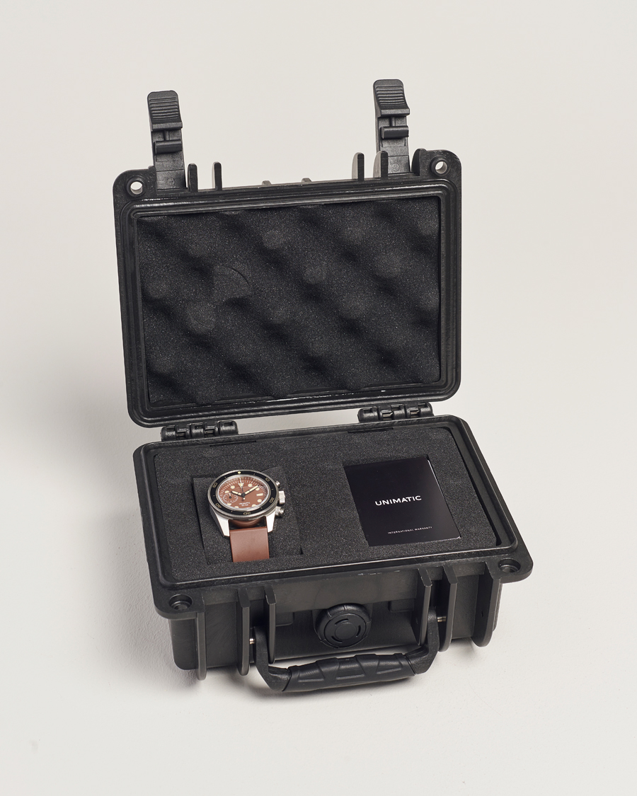 Herre | UNIMATIC U3 Heritage Chronograph Diver Dark Brown | UNIMATIC | U3 Heritage Chronograph Diver Dark Brown