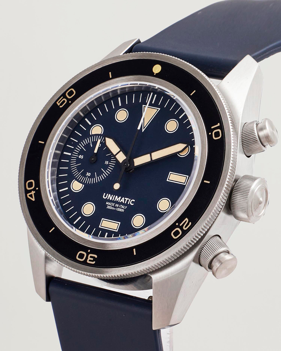 Herre | UNIMATIC U3 Heritage Chronograph Diver Blue | UNIMATIC | U3 Heritage Chronograph Diver Blue