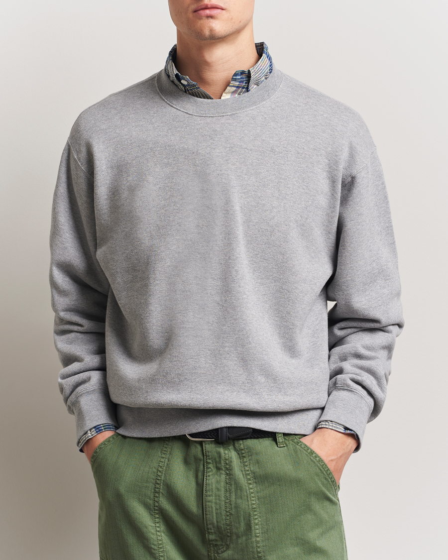 Herre | Gensere | BEAMS PLUS | Made In Japan Cotton Sweatshirt Grey