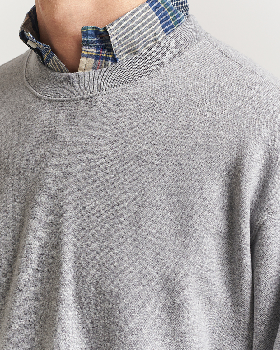 Herre | Gensere | BEAMS PLUS | Made In Japan Cotton Sweatshirt Grey