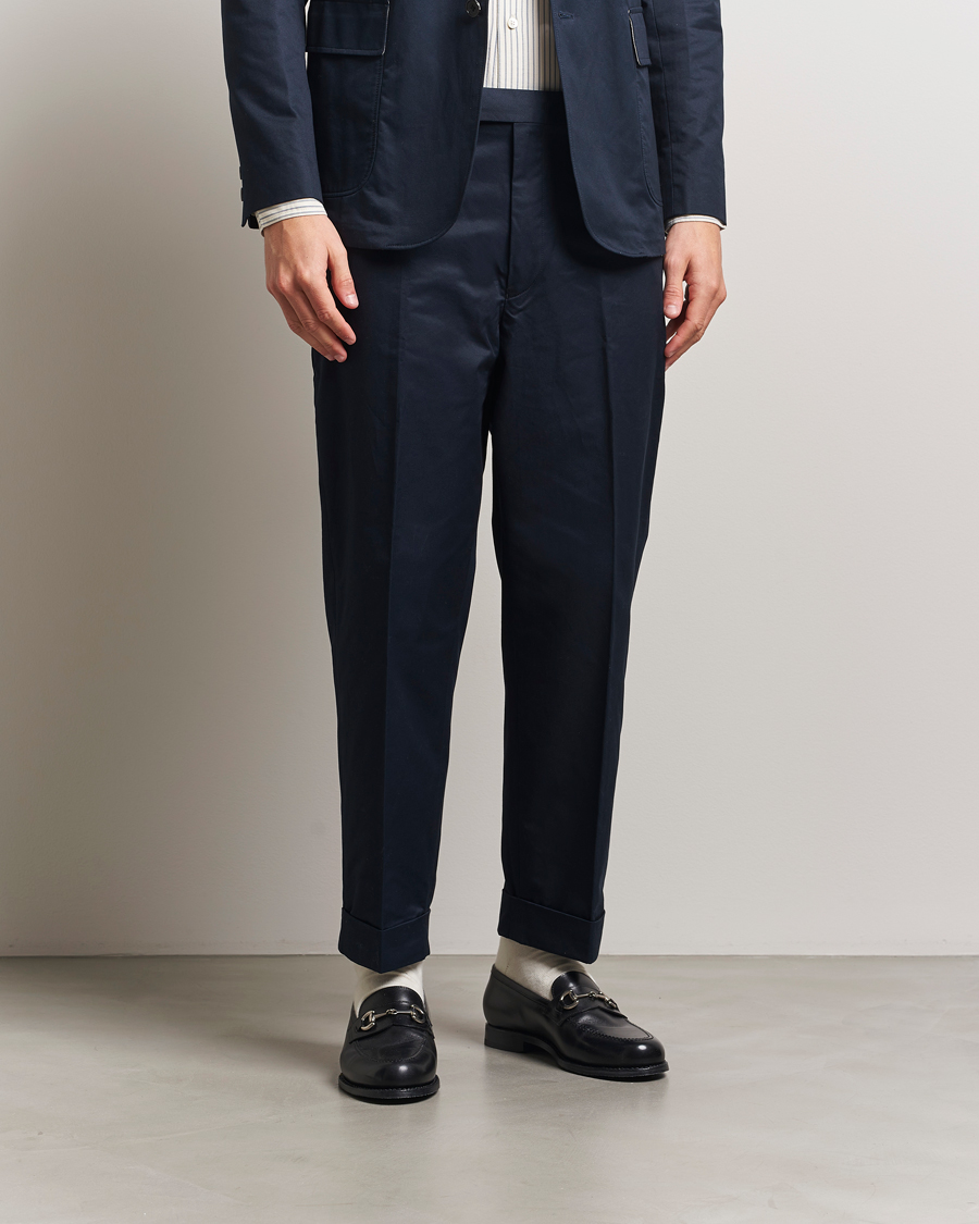 Herre | Bukser | BEAMS PLUS | Cotton Twill Ivy Trousers Navy
