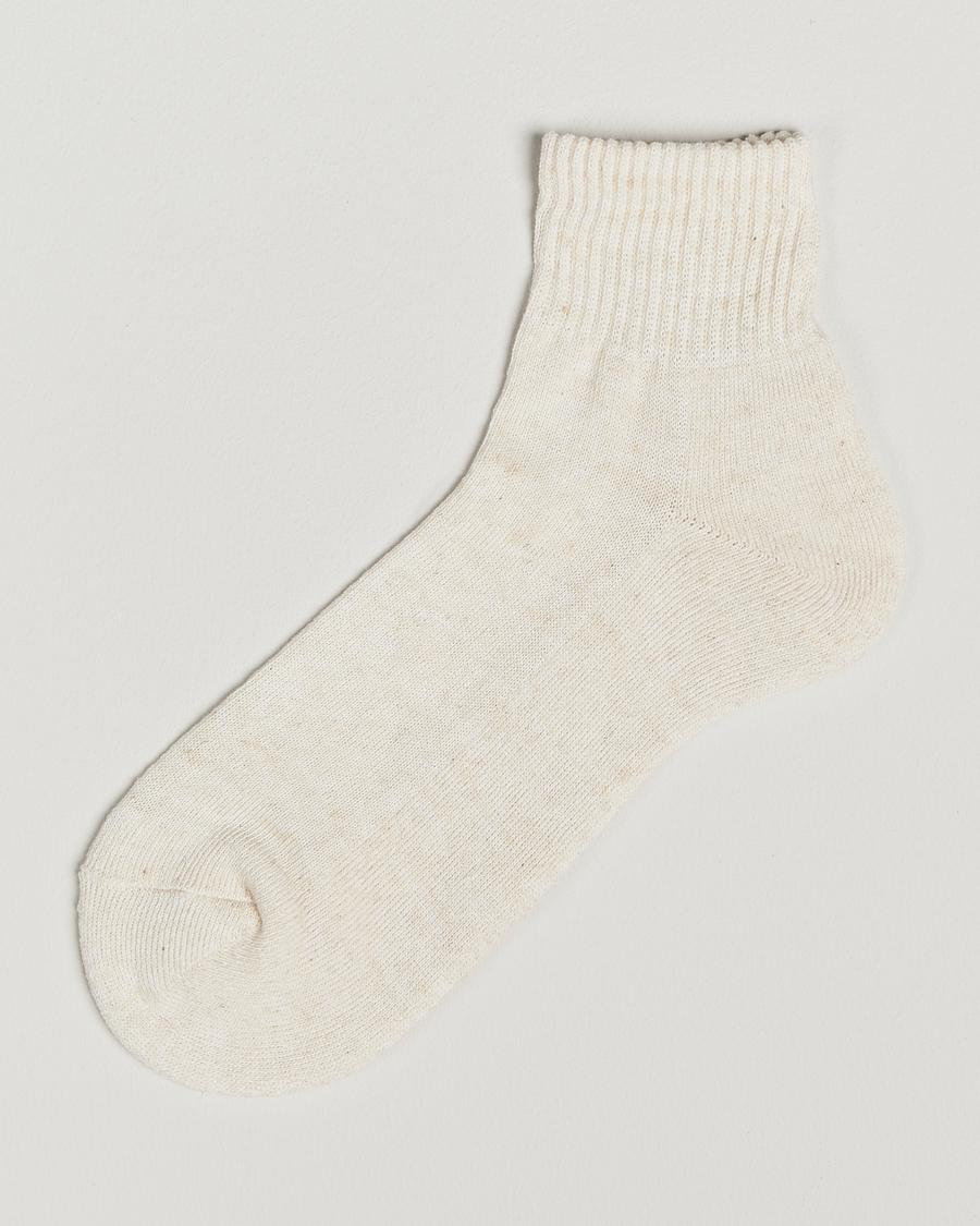 Herre | Undertøy | BEAMS PLUS | Short Pile Socks Off White