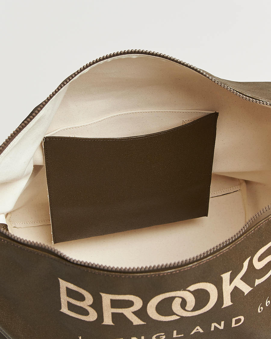 Herre | Vesker | Brooks England | Clapham Tote Bag Moss