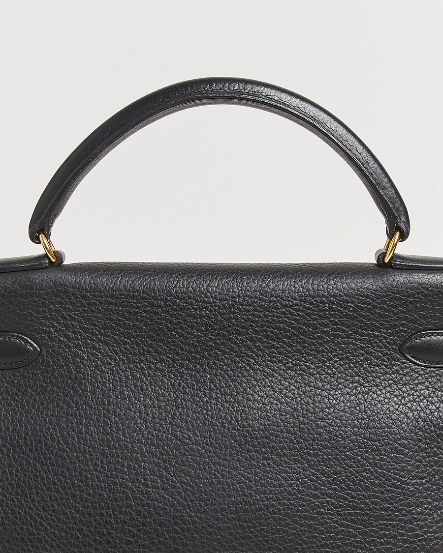 Herre | Pre-Owned & Vintage Bags | Hermès Pre-Owned | Kelly 32 Handbag Taurillon Leather Black