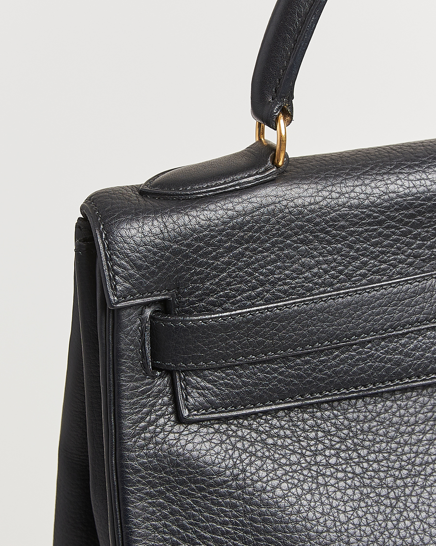 Herre | Pre-Owned & Vintage Bags | Hermès Pre-Owned | Kelly 32 Handbag Taurillon Leather Black