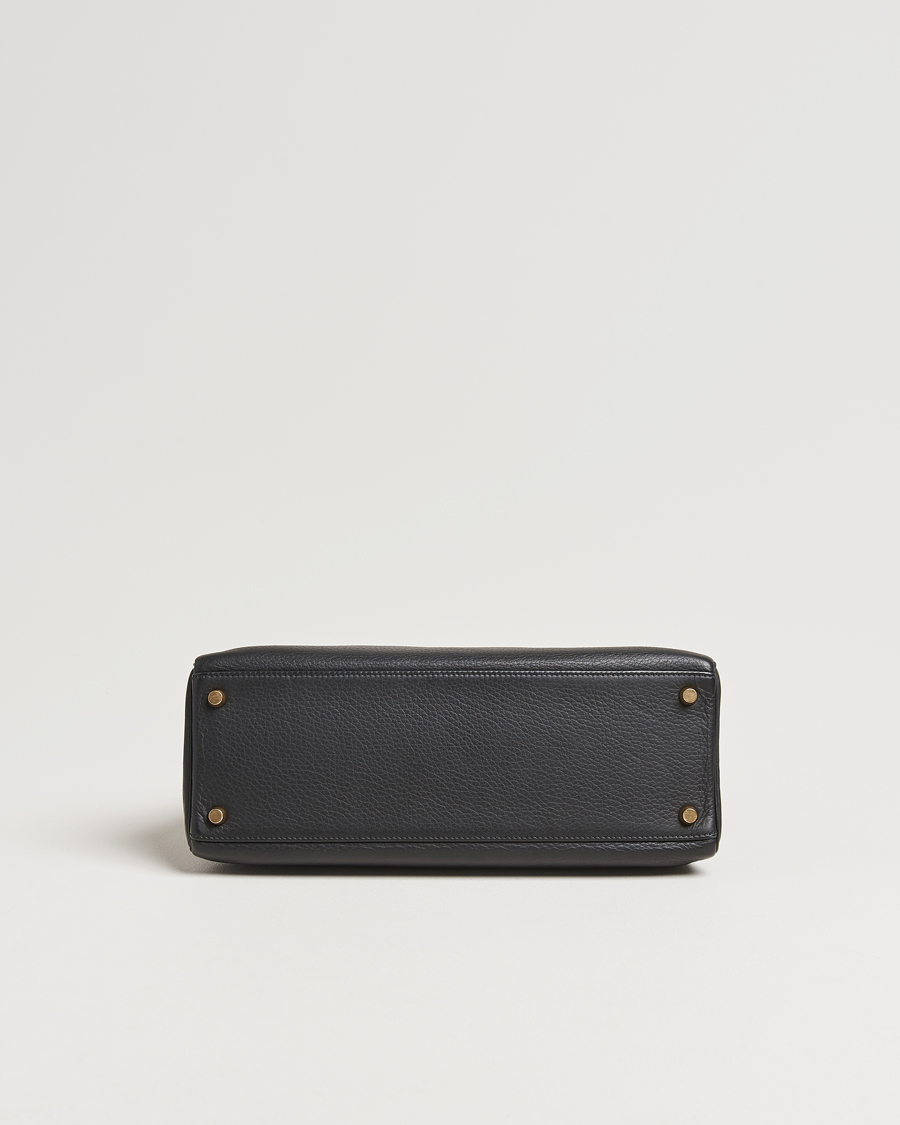 Herre | Pre-Owned & Vintage Bags | Hermès Pre-Owned | Kelly 32 Handbag Taurillon Leather Black