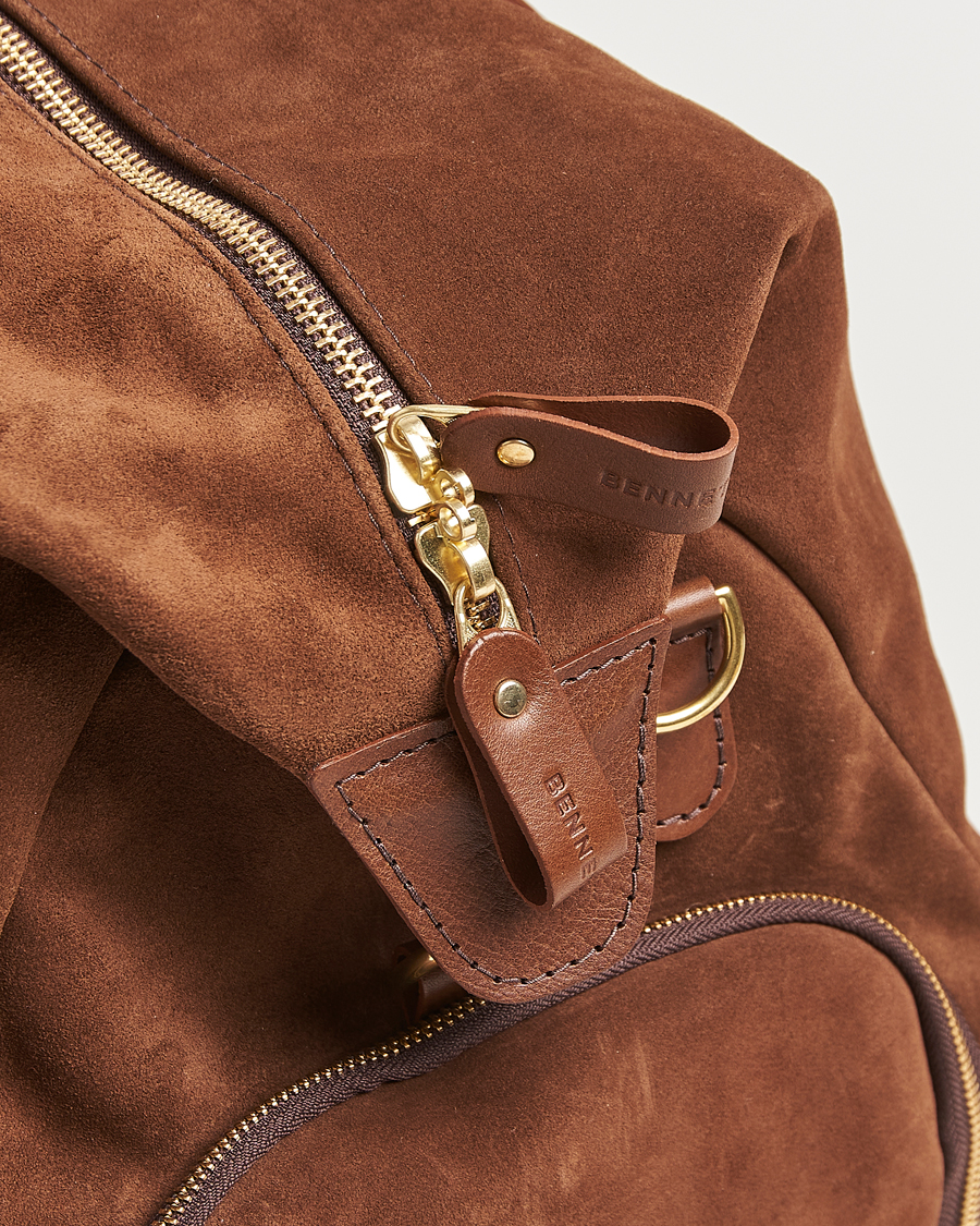 Herre | Vesker | Bennett Winch | Suede Weekender Brown