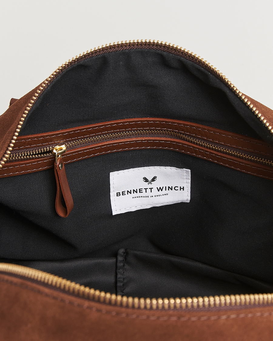 Herre | Vesker | Bennett Winch | Suede Weekender Brown