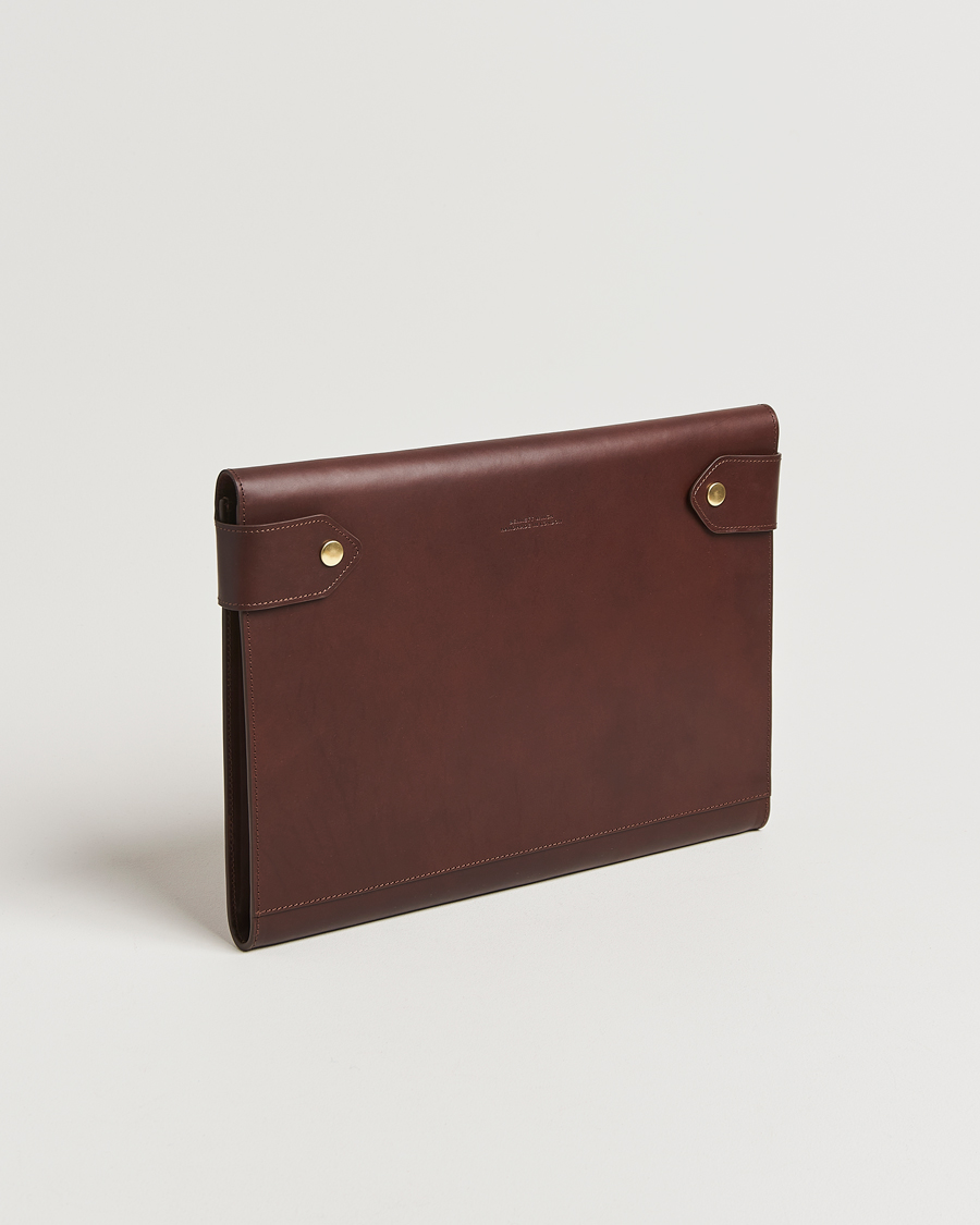 Herre | Vesker | Bennett Winch | Large Leather Folio Brown