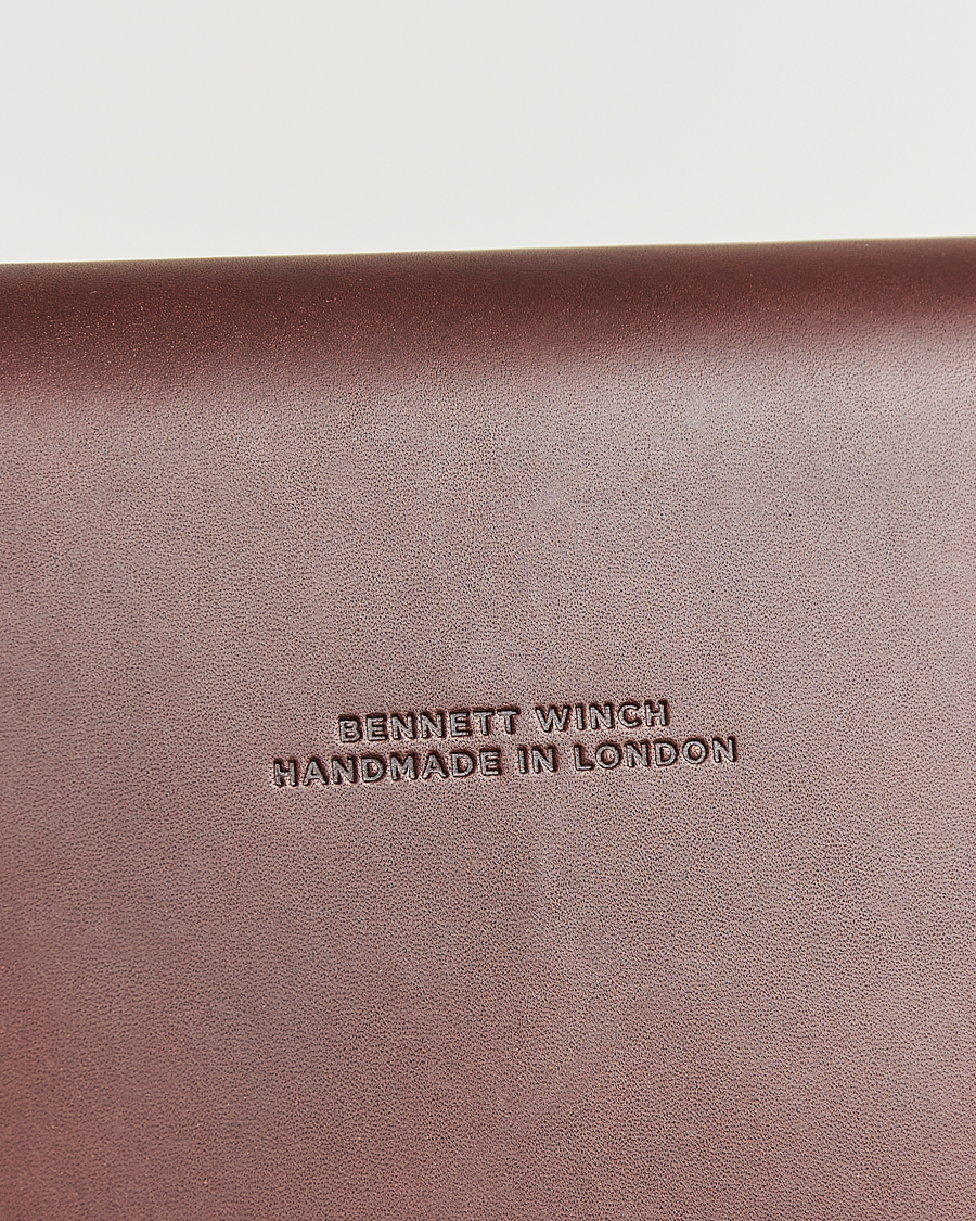 Herre | Vesker | Bennett Winch | Large Leather Folio Brown