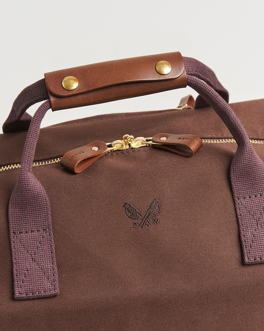 Herre | Vesker | Bennett Winch | Canvas Weekender Black Chocolate